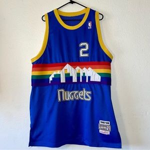 Mitchell & Ness Denver Nuggets English Jersey (XXL)